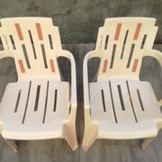 Pair of garden chairs by Pierre Paulin for Henry Massonnet, 1960s