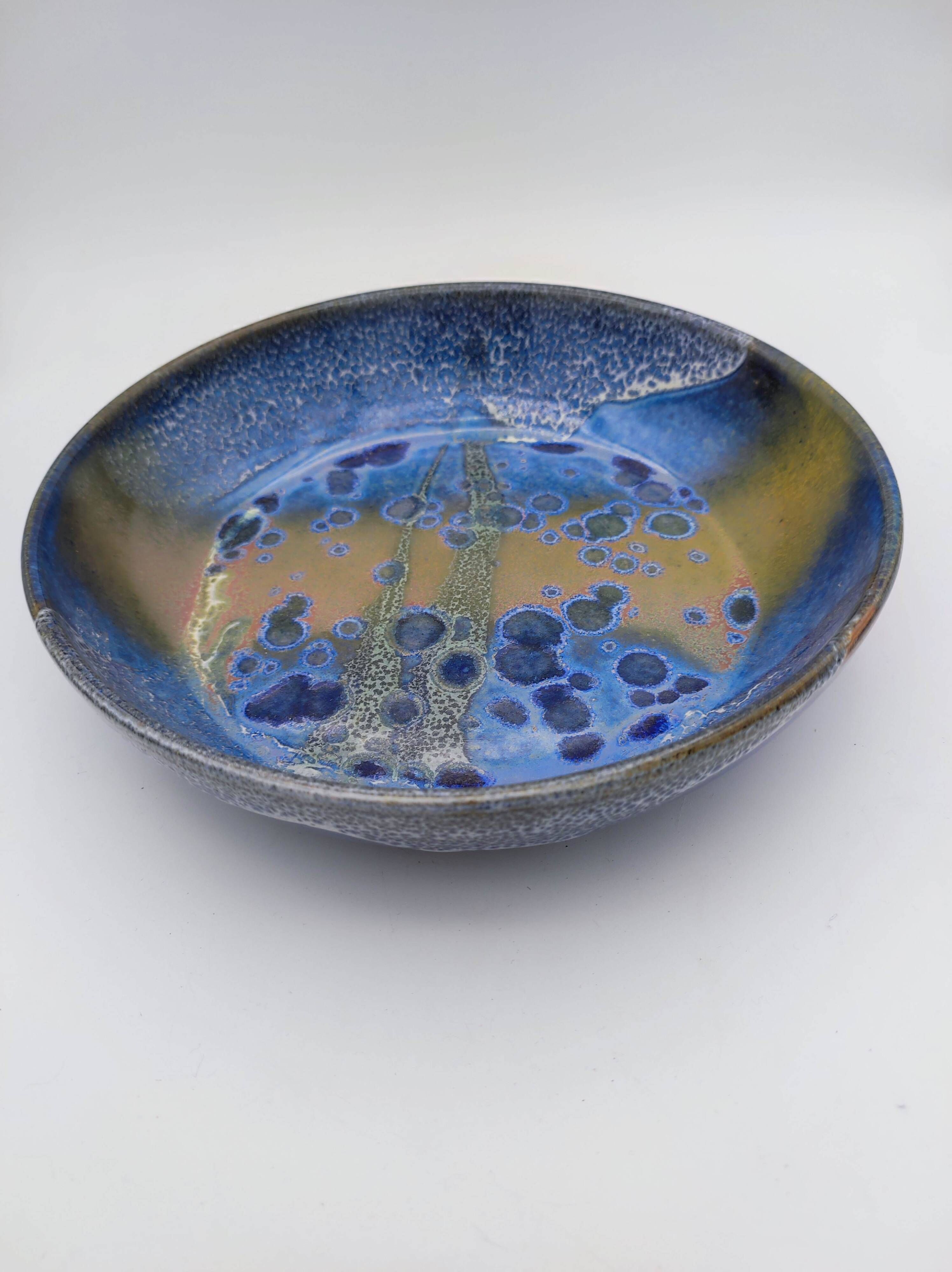 Stoneware dish from Nault pottery