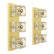 Exclusive wall sconces in crystal and brass by Peill & Putzler, Germany.