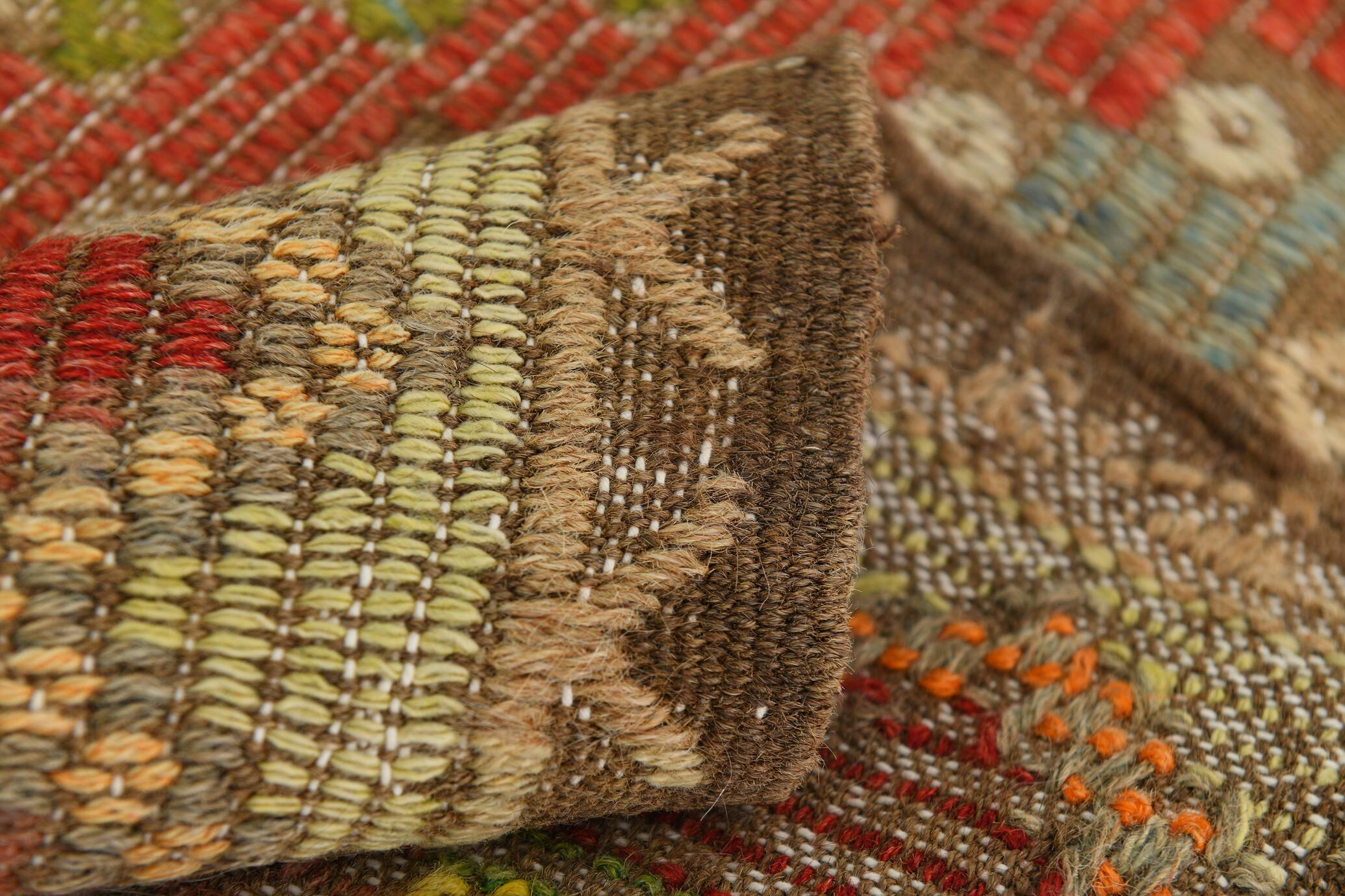 6x11 Large Area Kilim Rug, 192x330 Cm, Handwoven Kilim