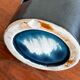 Vallauris blue hole vase