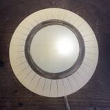 Retro ceiling light in granite glass and gold