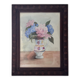 Watercolour Hydrangeas in Quimper Jug