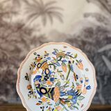 Decorative plate made of Rouen earthenware