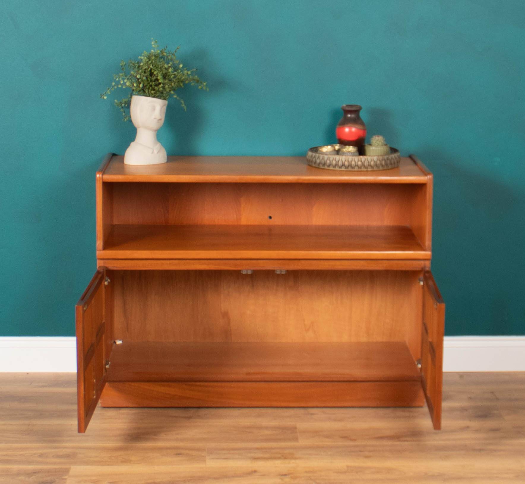 Retro Teak 1960s Nathan Squares Mid Century Sideboard TV Cabinet