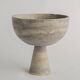 Silver travertine bowl XL
