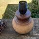 Terracotta ball lamp France 1970