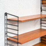 Wall shelf, teak, 60s, two boxes