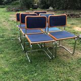 Set of 6 Cesca chairs by Marcel Breuer