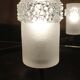 Space age chandelier with 6 lights in chrome and moulded glass by Hillebrand Lighting, 1960s.