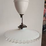 Opaline and porcelain up and down suspension