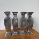 Set 4 vases en fonte d’aluminium