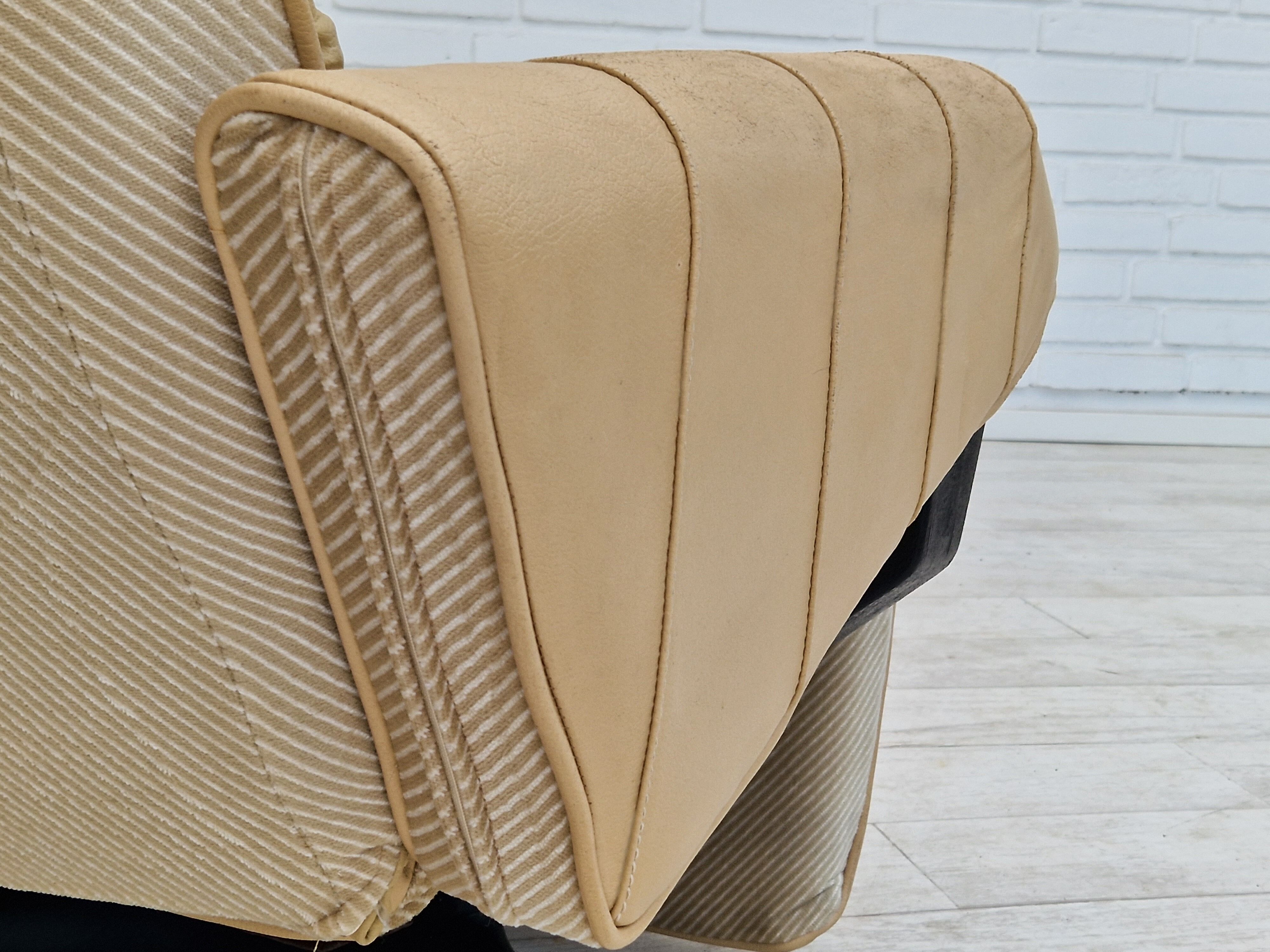 1980s, Danish design by Steen Ostergård for Bramin Møbler. "Action Recliner" relax chair.