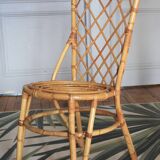Louis Sognot rattan chair