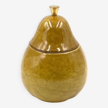 Midcentury ceramic pear shaped Ice bucket, France 1960s