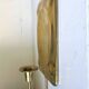 Vintage Scandinavian Brass Wall Candle holder Sconce height 28 cm