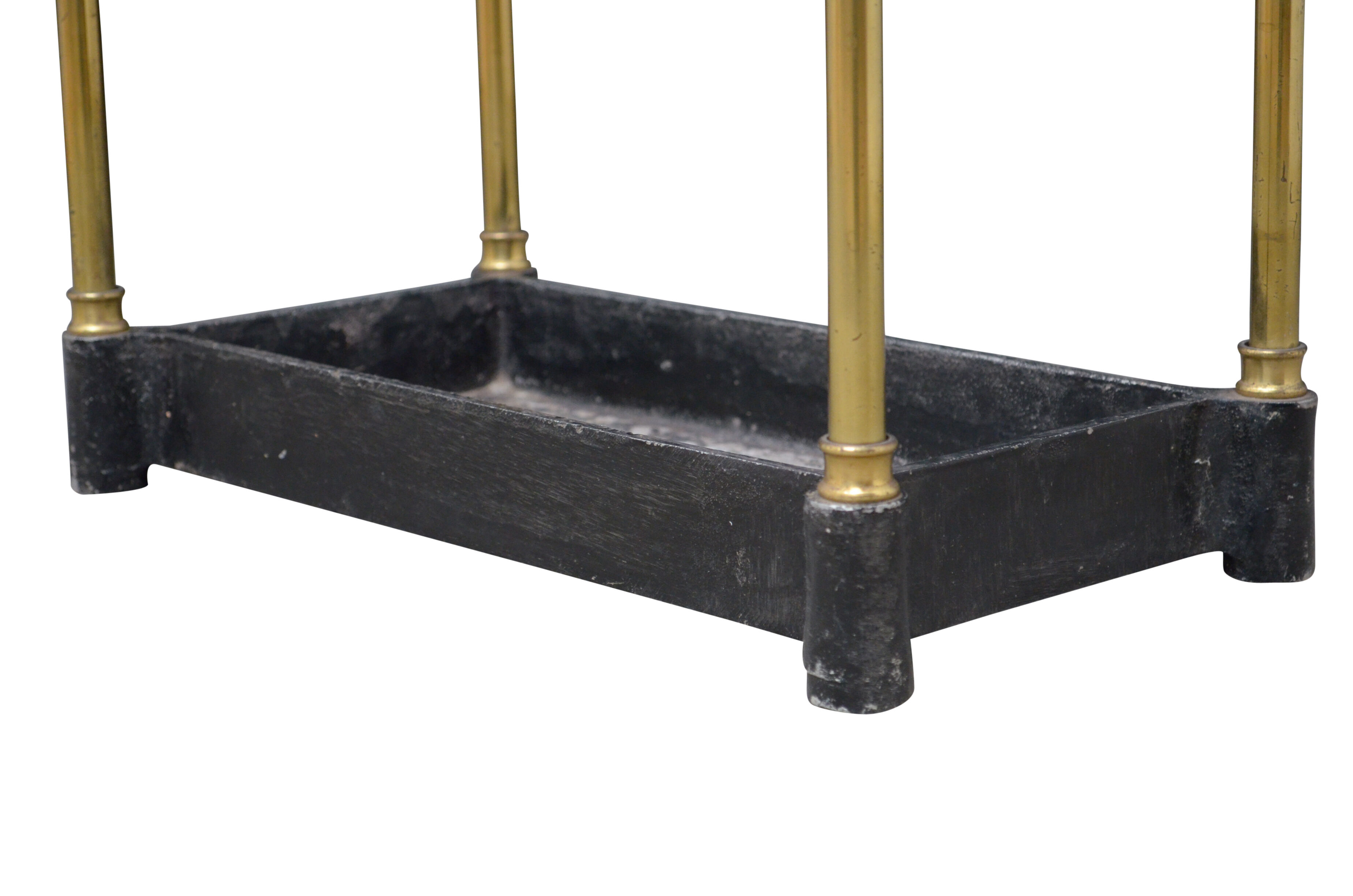 Porte-parapluie en laiton vintage