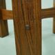 Table basse italienne moderne de bois de rose années 60