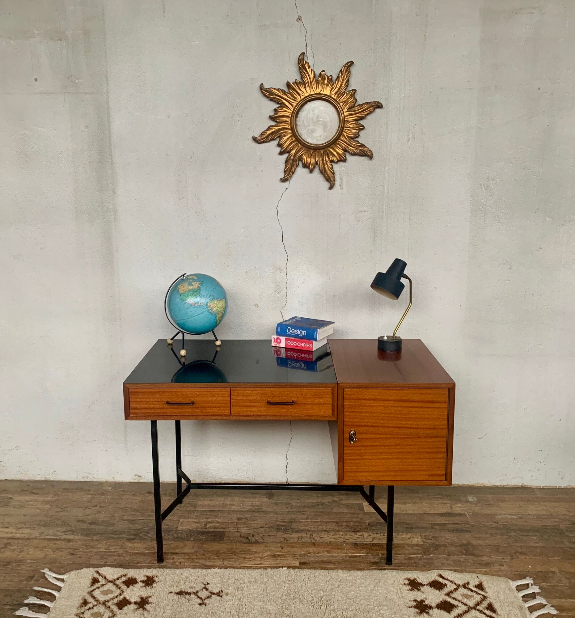 Vintage office french modernist 1950s