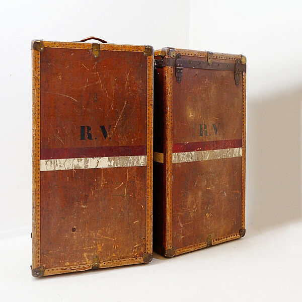 Malle armoire ancienne ''Malle de voyage'', vers 1930