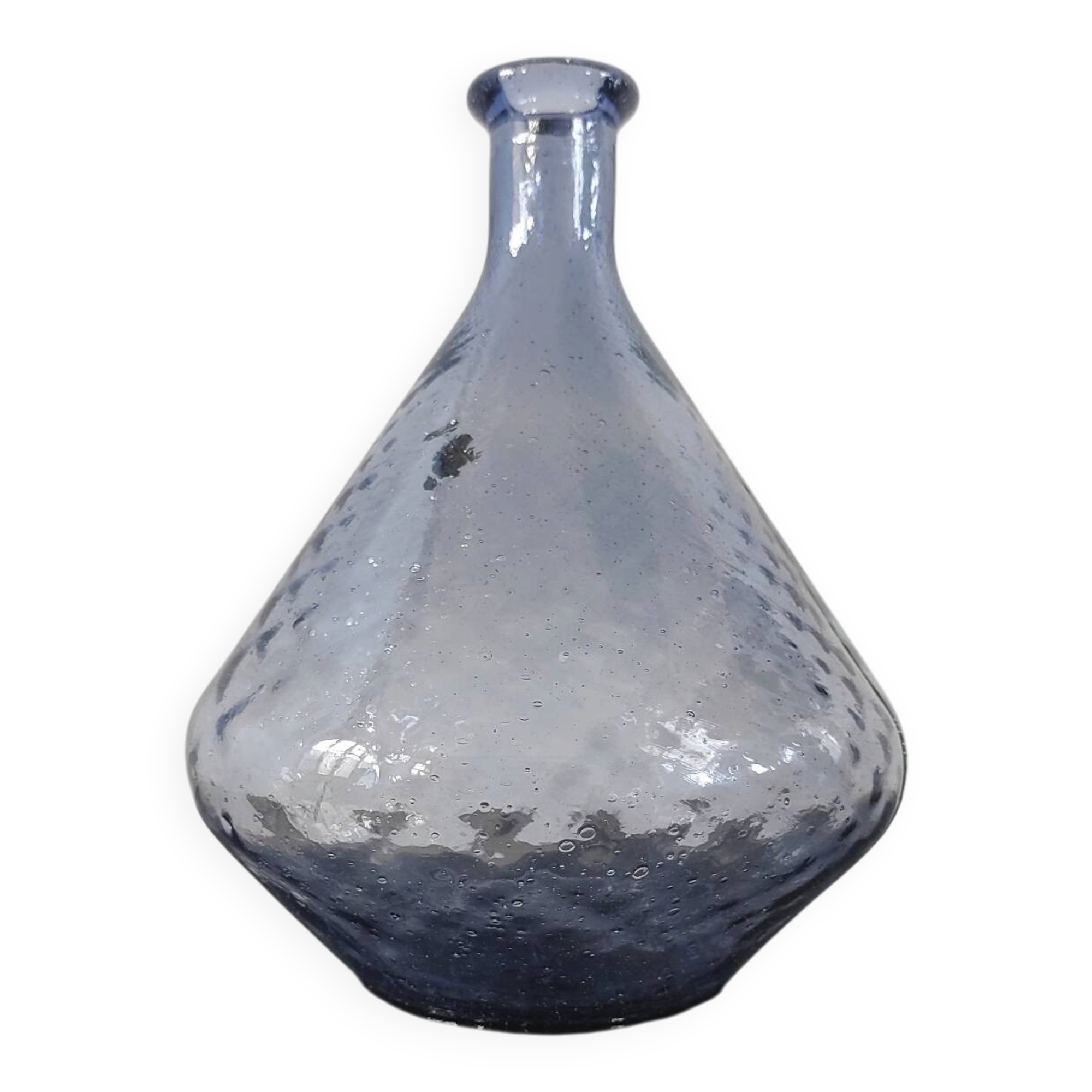 Vintage bubble glass carafe / vase - Italy