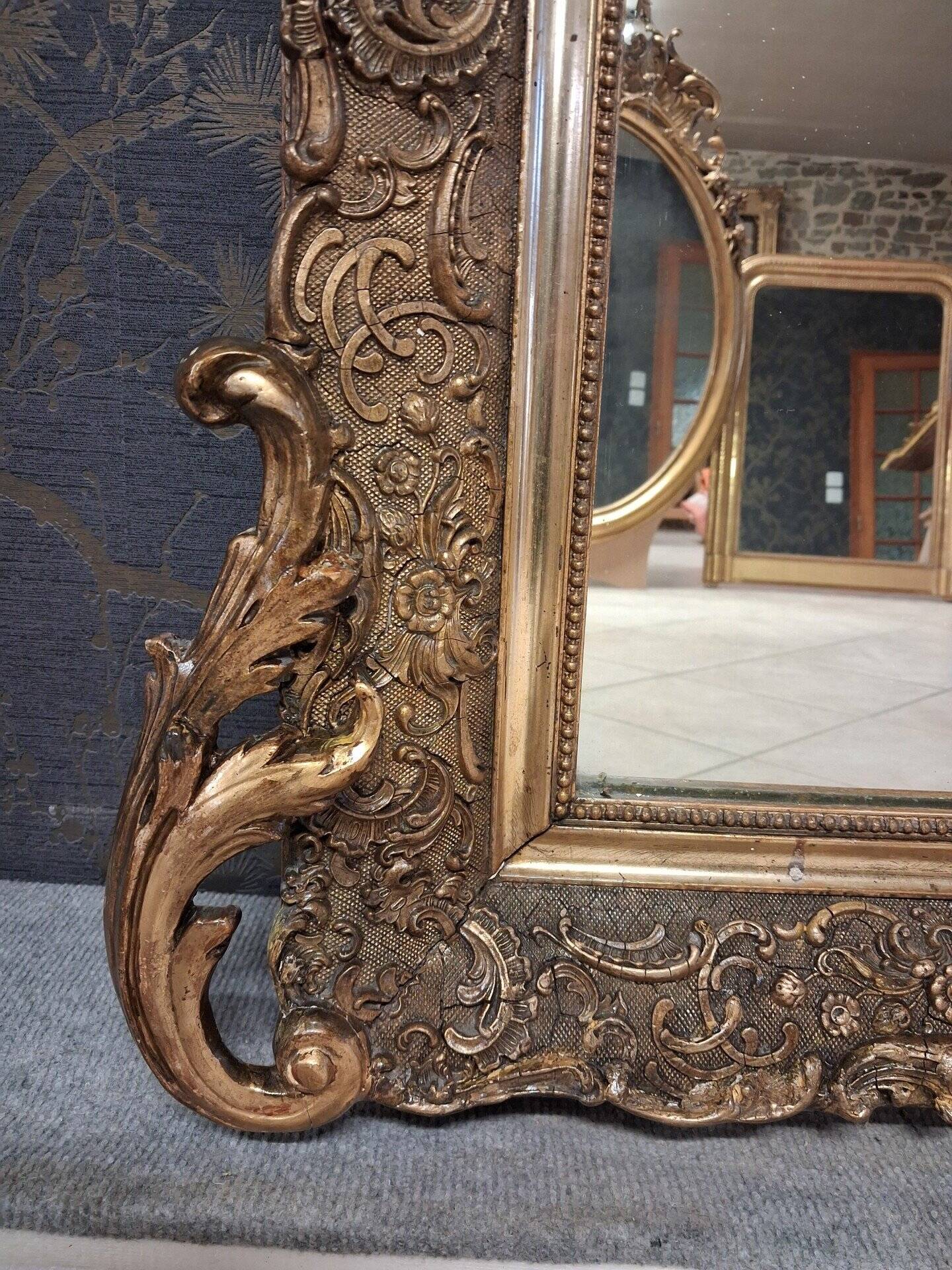 Mirror from the Napoleonic III era 176 x 113