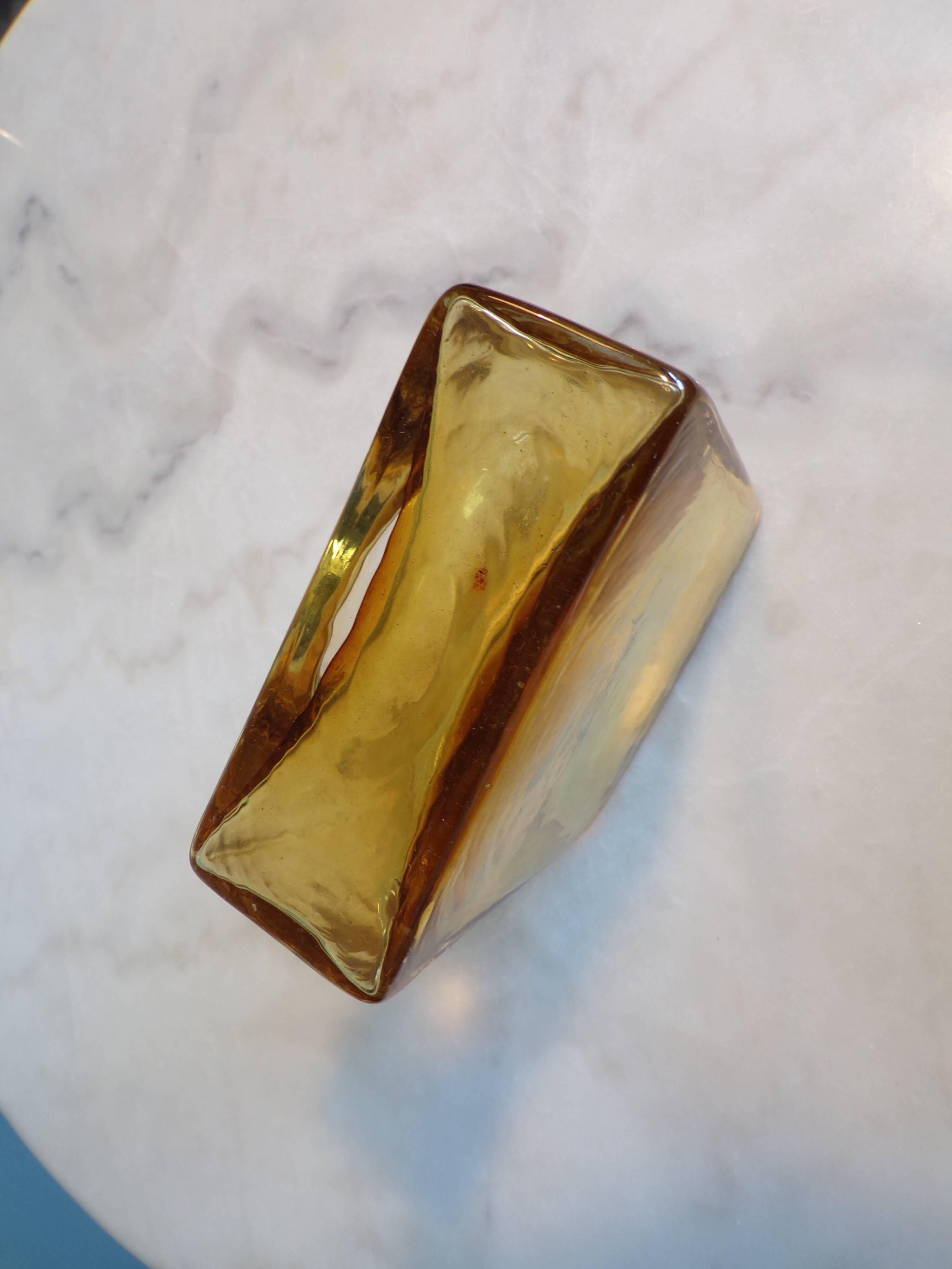 Christian Tortu Amber Yellow Vase