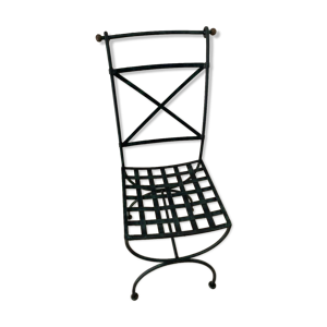 chaise en fer forgé
