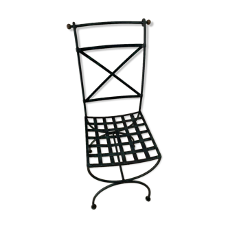 Wrought iron chair