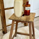 Old wooden painter's stool