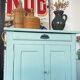 Buffet parisien vert mint