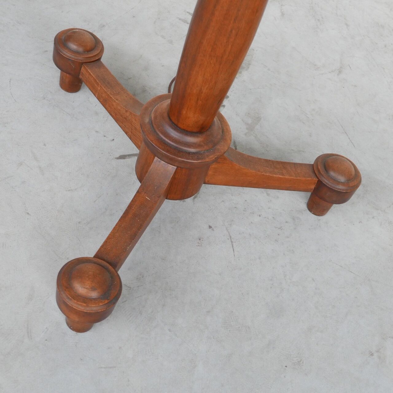 Antique walnut french floor lamp