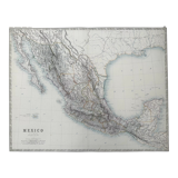 Antique Map of Mexico circa 1869 Keith Johnston Royal Atlas Hand coloured map