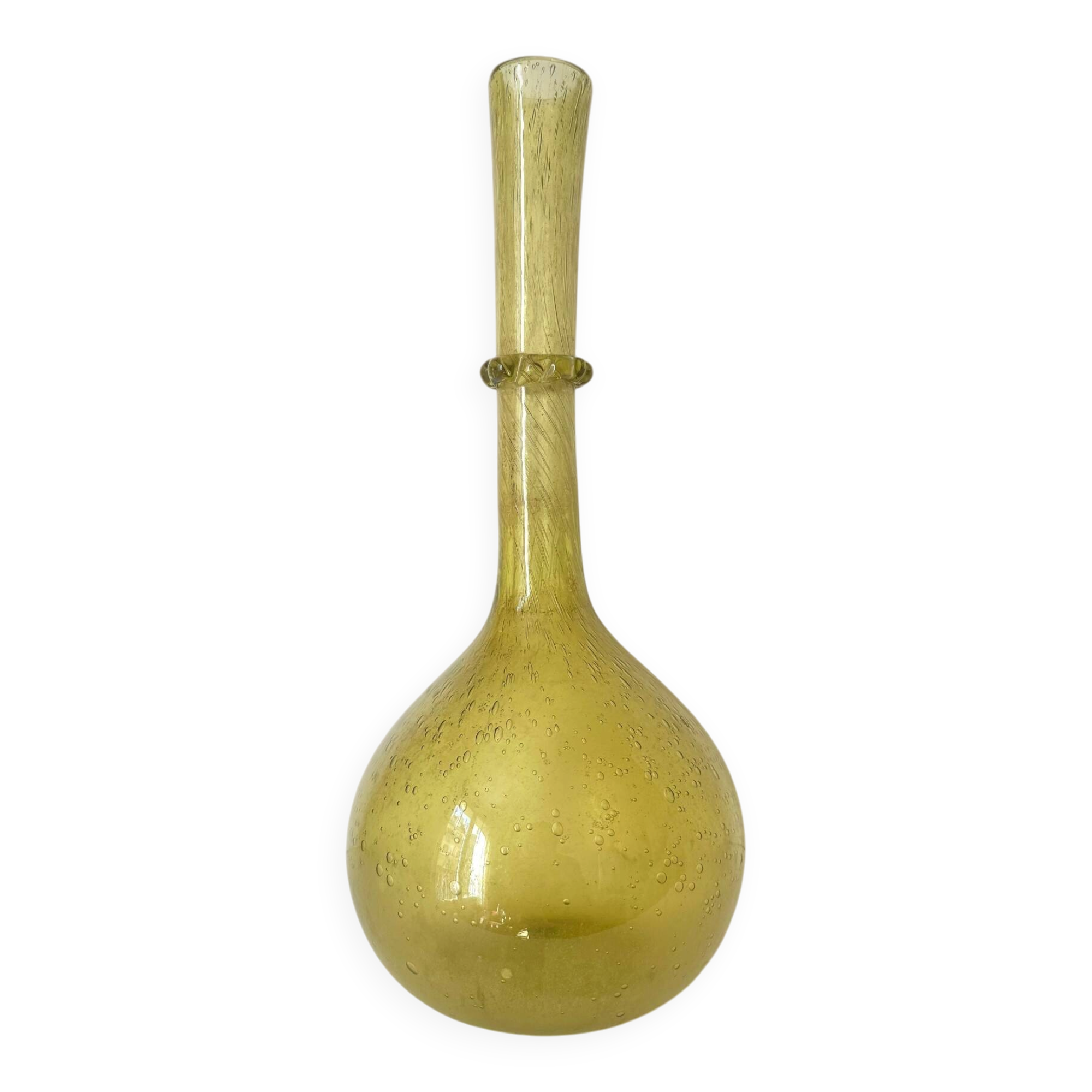 Bubble glass soliflore vase Biot