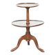 Antique English oak étagère/side table from the 19th century