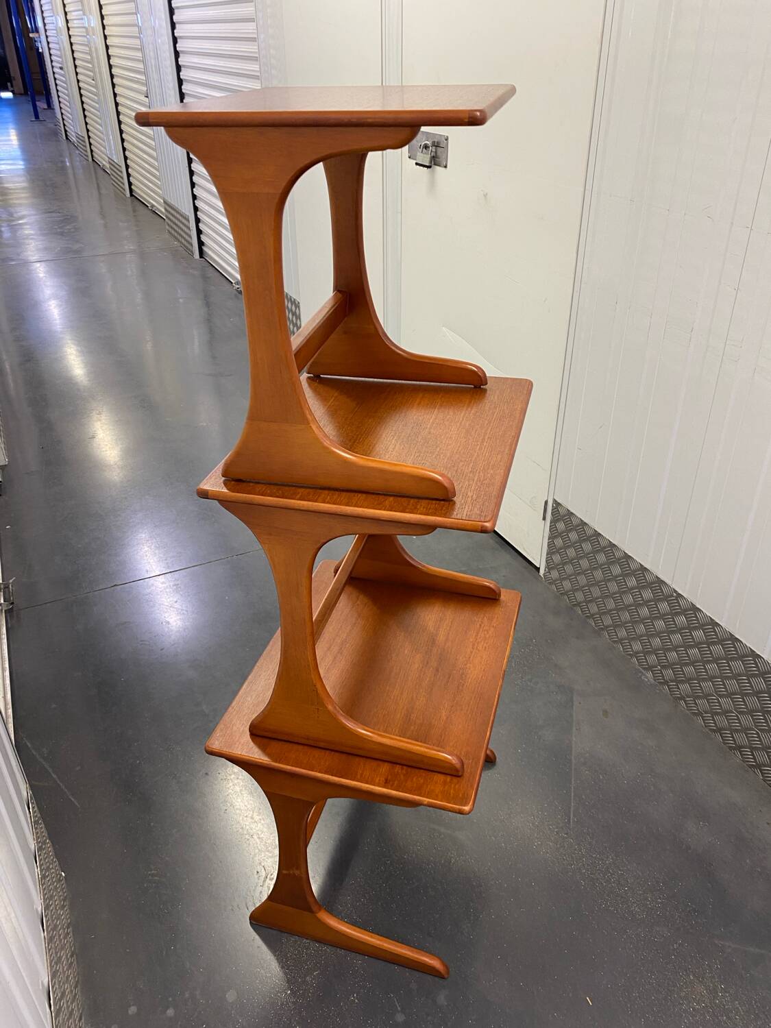 Teak nesting tables set of 3 circa 1960