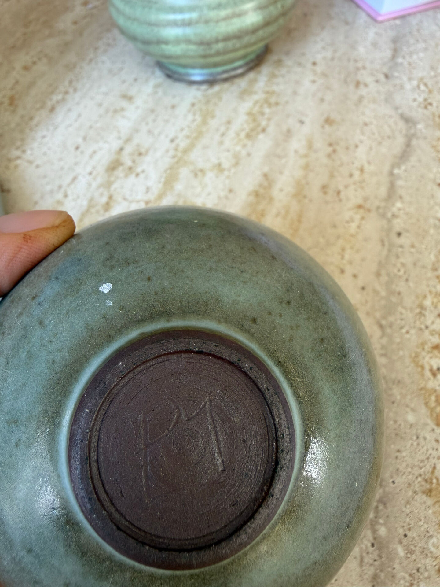 Glazed stoneware bowl type Chawan