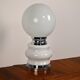 Lampe de table en verre italienne