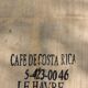 Jute bag Costa Rica coffee