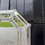 Miroir vénitien en verre de Murano incolore vers 1920