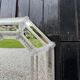 Venetian mirror in colorless Murano glass circa 1920