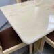 Vintage 1970s dining room set / wooden table, chair and sideboard