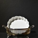 Plat de service plaqué argent
