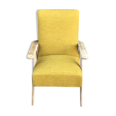 Scandinavian armchair with compass feet