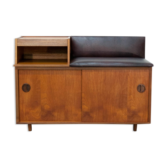 Phone vintage teak bench