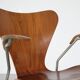 Model "3207" chair by Arne Jacobsen for Fritz Hansen, Denmark 1955.