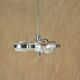 Mid-century 3-arm ceiling lamp, Italy, 1970s