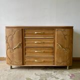 Vintage chest of drawers, 1930s, renovated