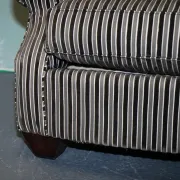 Vintage Striped Chair by Ralph Lauren for Henredon