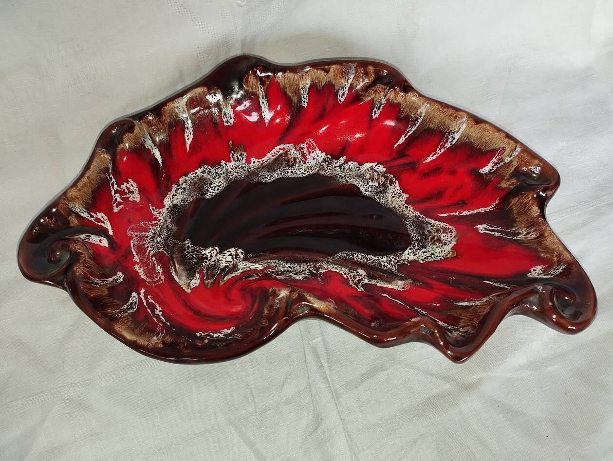 Large Plate or Fruit Bowl Vallauris – 1970s Ceramics – Vintage Design